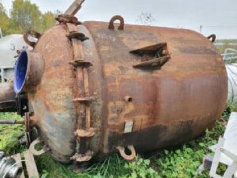 Продается Реактор эмалированный, объем — 6 куб.м.